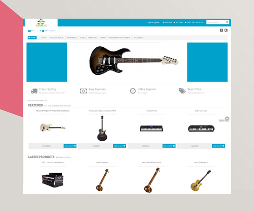 magento website musicnagri